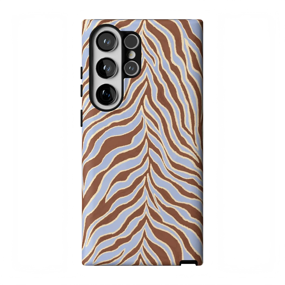 Untamed | Brown & Blue Zebra Case - Galaxy S23 Ultra