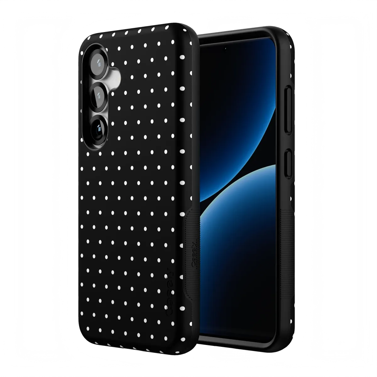 On the Dot | White Polka Dot Case