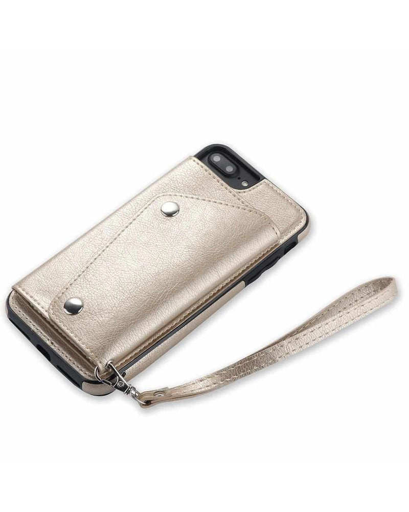 Gold Vegan Leather | Wallet Case iPhone Case get.casely