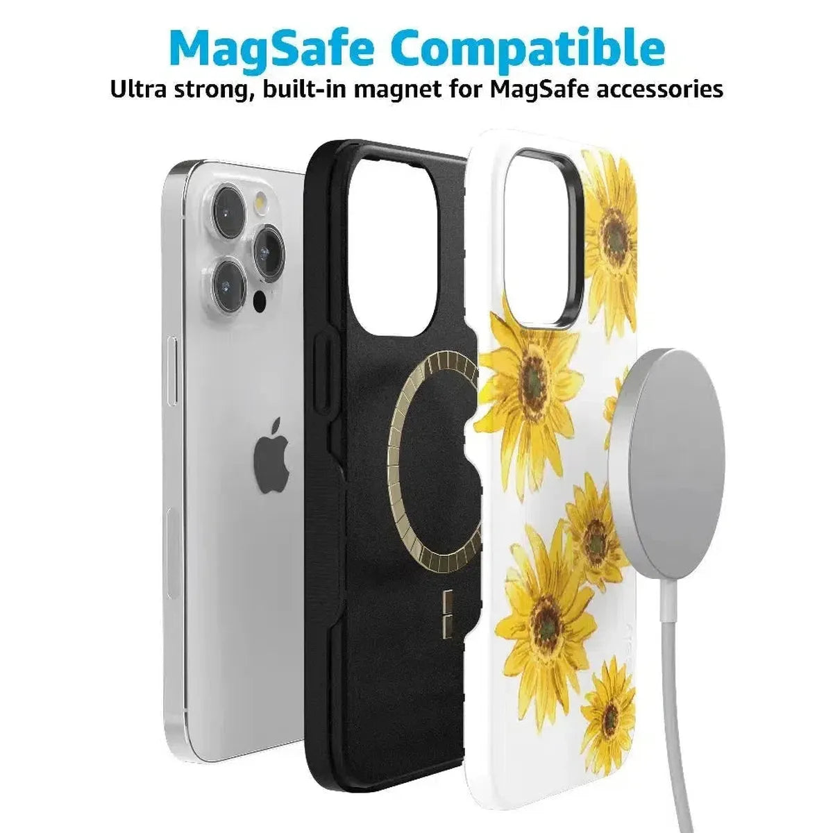Golden Garden | Yellow Sunflower Floral Case iPhone Case get.casely
