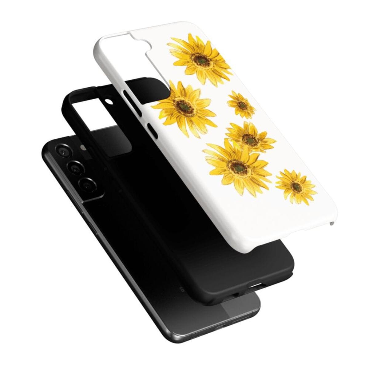 Golden Garden | Yellow Sunflower Floral Samsung Case Samsung Case Casetry