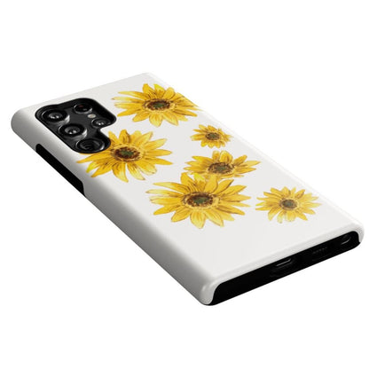 Golden Garden | Yellow Sunflower Floral Samsung Case Samsung Case Casetry