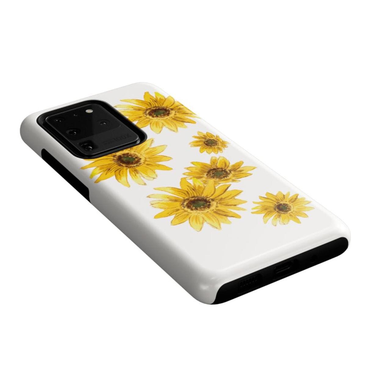 Golden Garden | Yellow Sunflower Floral Samsung Case Samsung Case Casetry