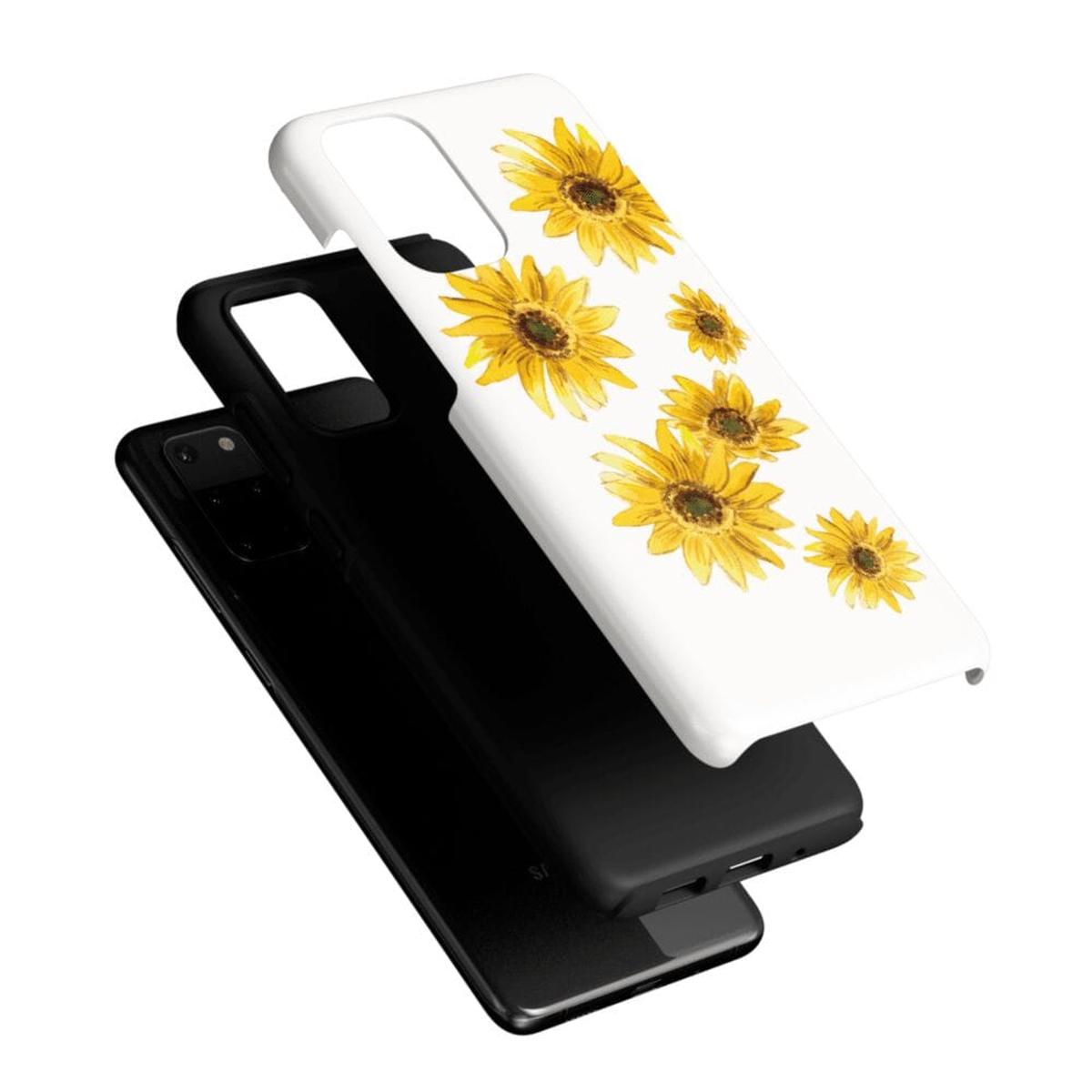 Golden Garden | Yellow Sunflower Floral Samsung Case Samsung Case Casetry