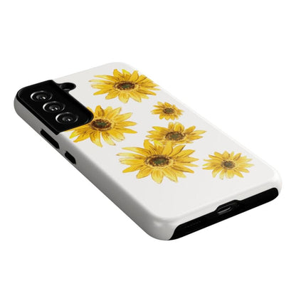 Golden Garden | Yellow Sunflower Floral Samsung Case Samsung Case Casetry