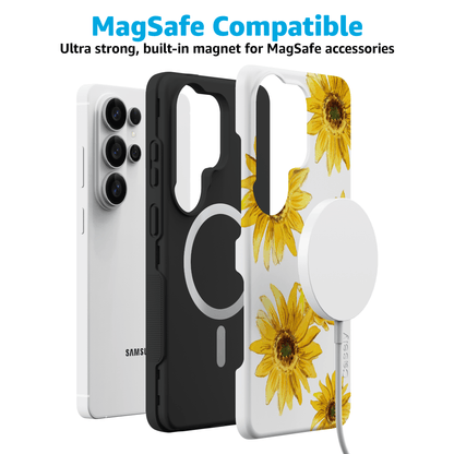 Golden Garden | Yellow Sunflower Floral Samsung Case Samsung Case get.casely