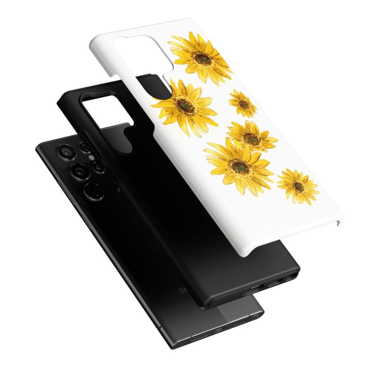 Golden Garden | Yellow Sunflower Floral Samsung Case Samsung Case Casetry