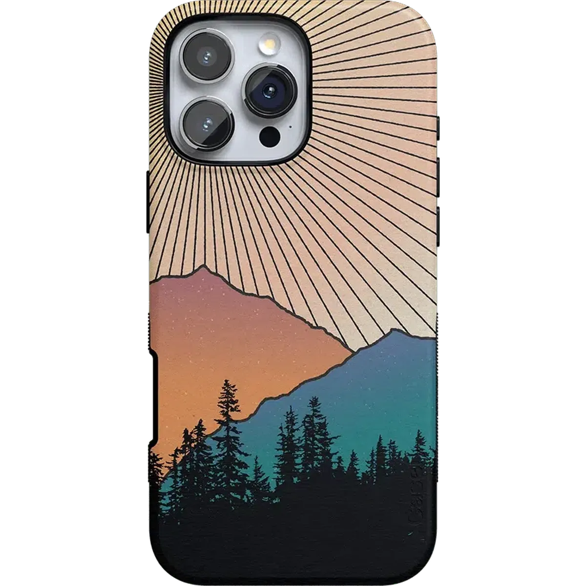 Golden Hour | Mountain Sunset Case iPhone Case get.casely Bold + MagSafe® iPhone 16 Pro Max