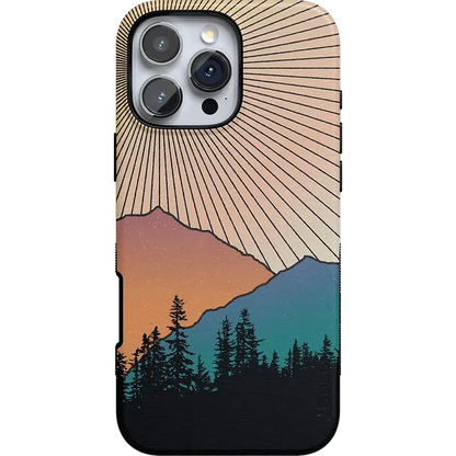 Golden Hour | Mountain Sunset Case iPhone Case get.casely Bold + MagSafe® iPhone 16 Pro Max