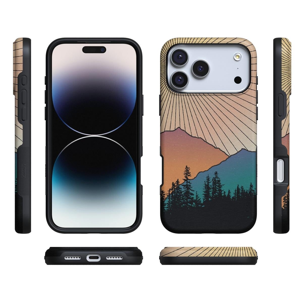 Golden Hour | Mountain Sunset Case iPhone Case get.casely
