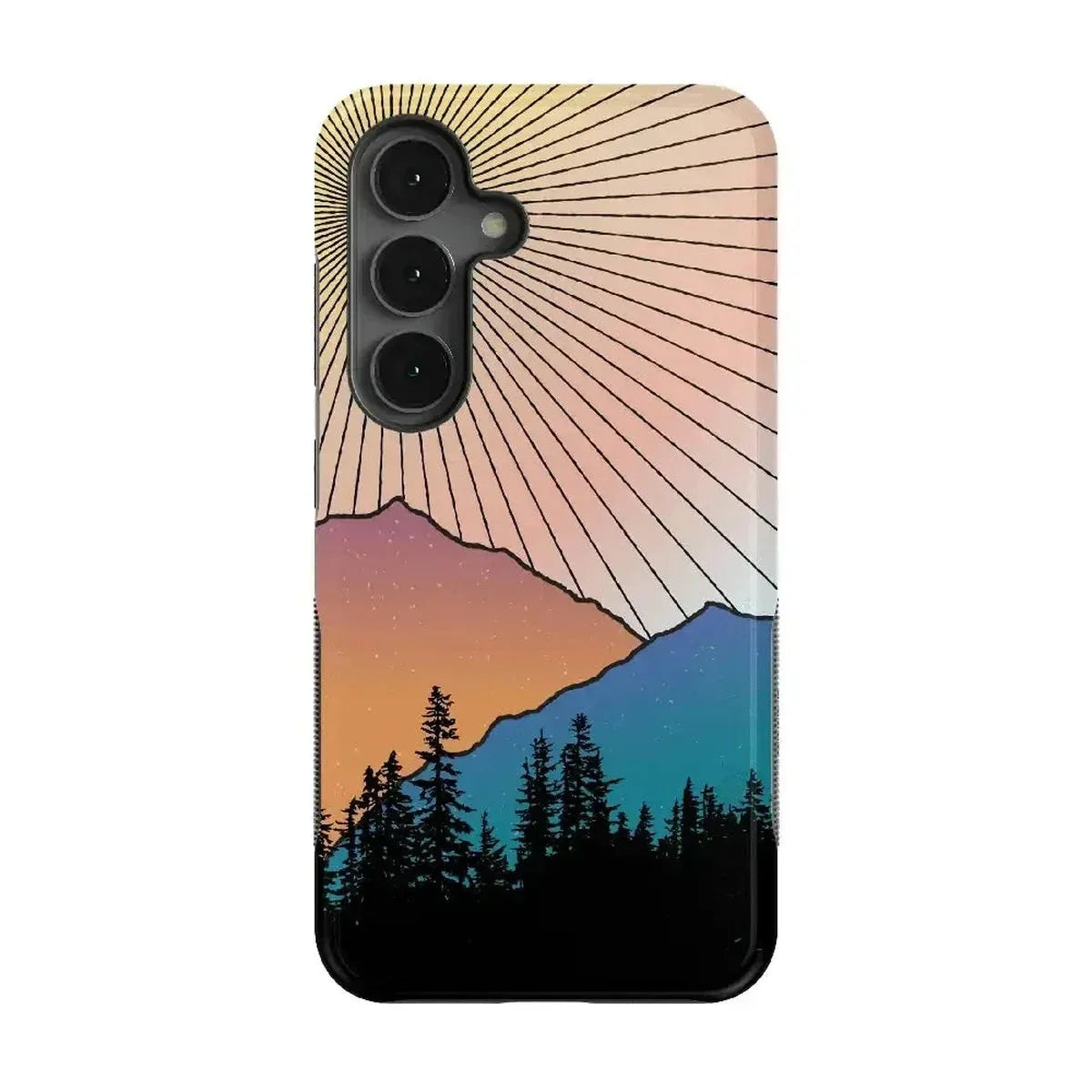 Golden Hour | Mountain Sunset Samsung Case Samsung Case Casetry Bold Flex + MagSafe® Galaxy S25