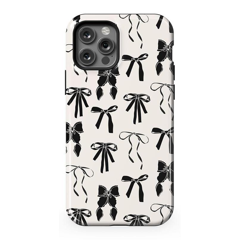 Goth Girlie | Black Bows Case Phone Case Casetry