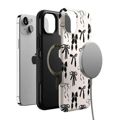 Goth Girlie | Black Bows Case Phone Case Casetry