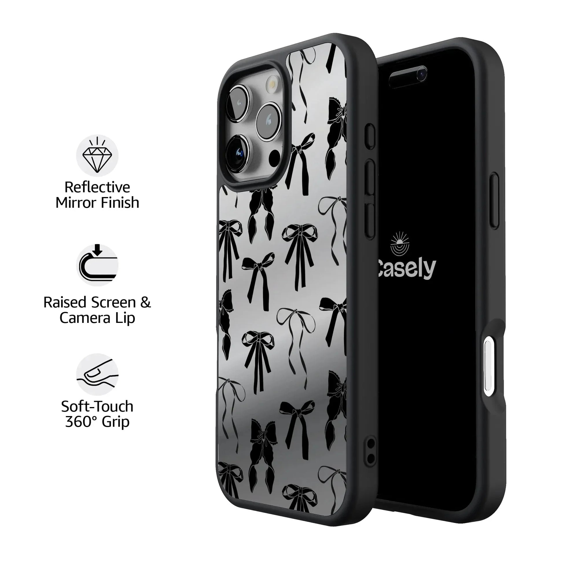 Goth Girlie | Black Bows Case Phone Case get.casely