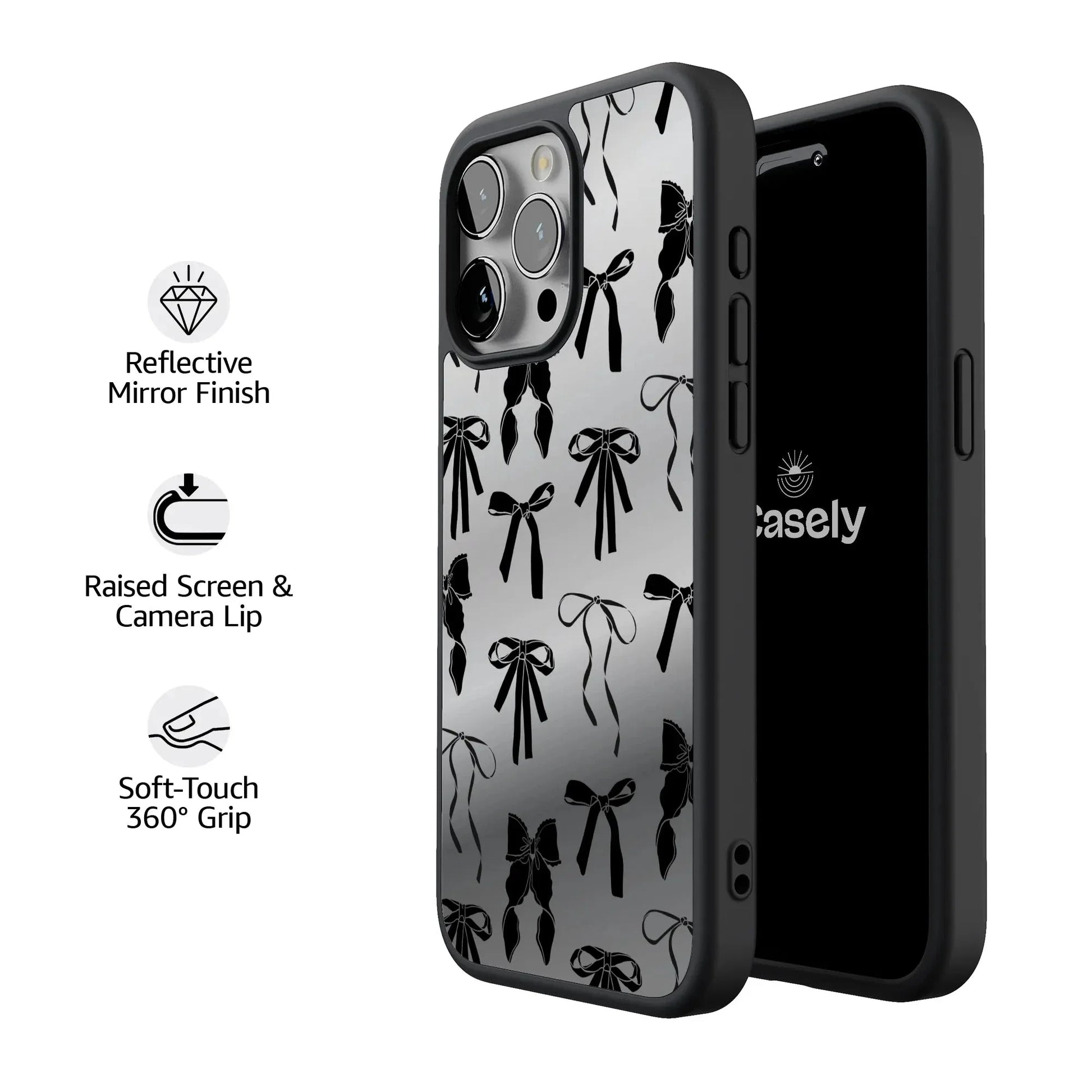 Goth Girlie | Black Bows Case Phone Case get.casely