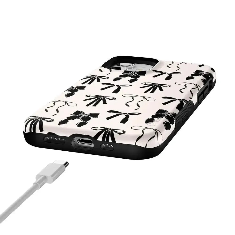 Goth Girlie | Black Bows Case Phone Case Casetry