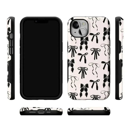 Goth Girlie | Black Bows Case Phone Case Casetry
