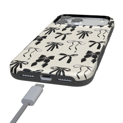 Goth Girlie | Black Bows Case Phone Case Casetry