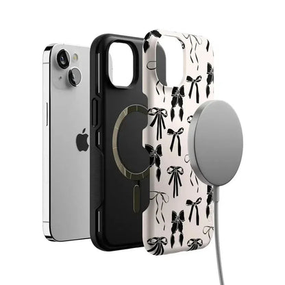 Goth Girlie | Black Bows Case Phone Case Casetry