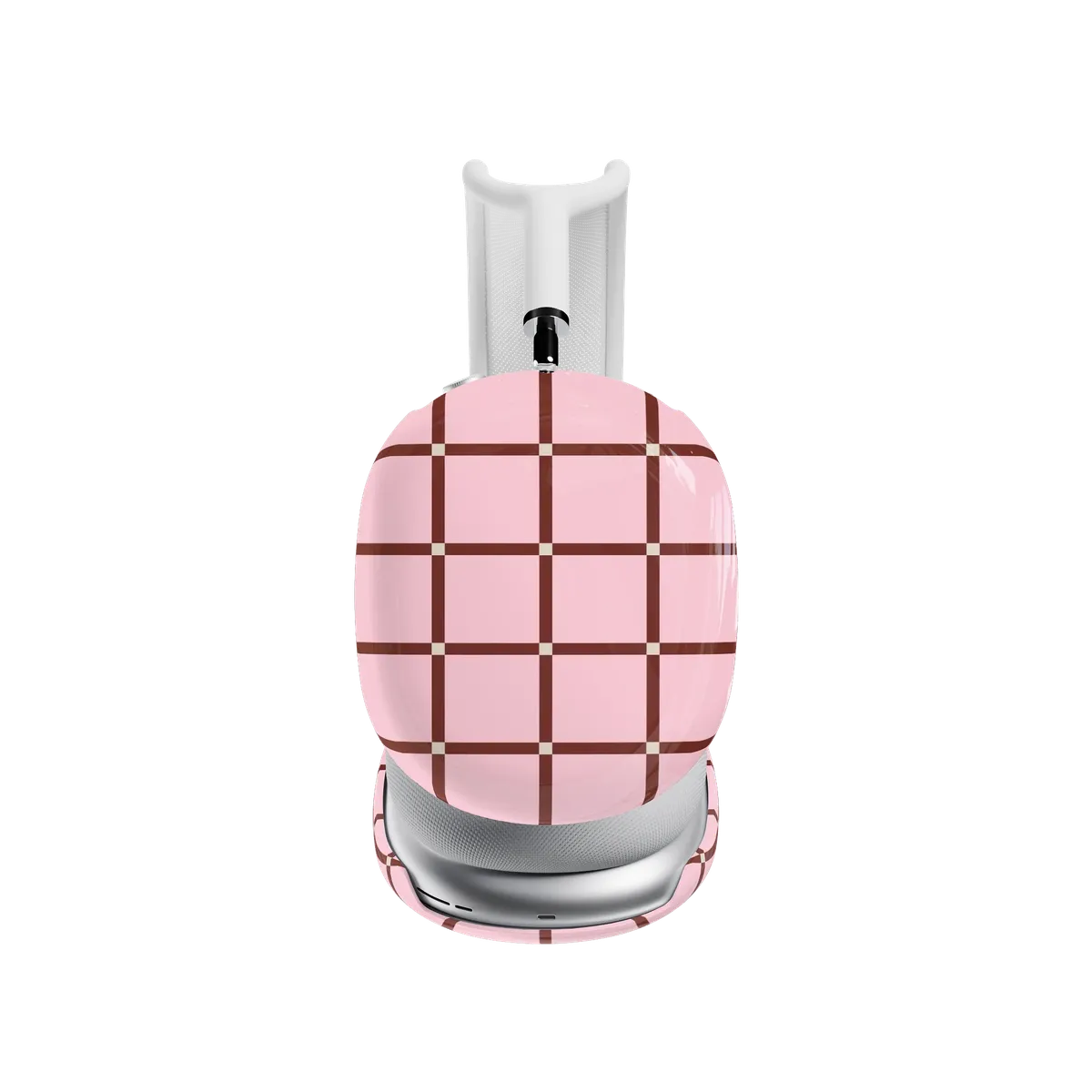 Uptown Gridlock | Pink Checkerboard AirPods Max Case