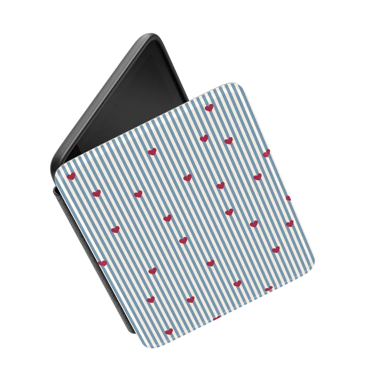 Love Lines | Blue Stripes Kindle Case