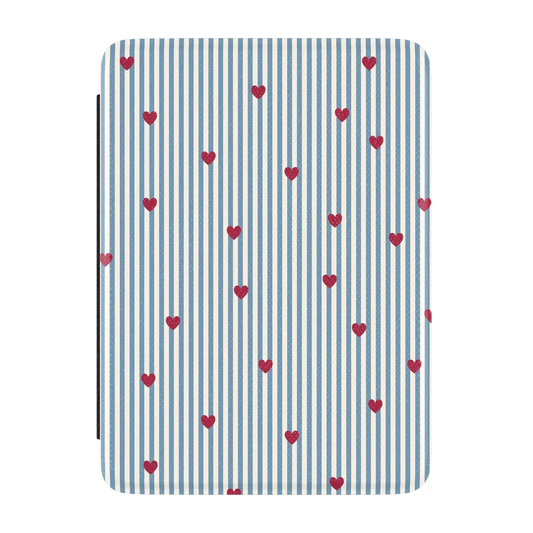 Love Lines | Blue Stripes Kindle Case | Casely