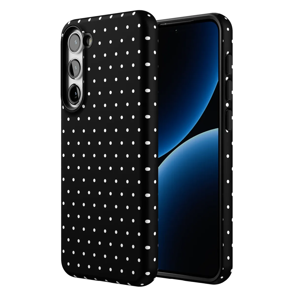 On the Dot | White Polka Dot Case