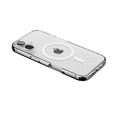 On the Dot | White Polka Dot Case
