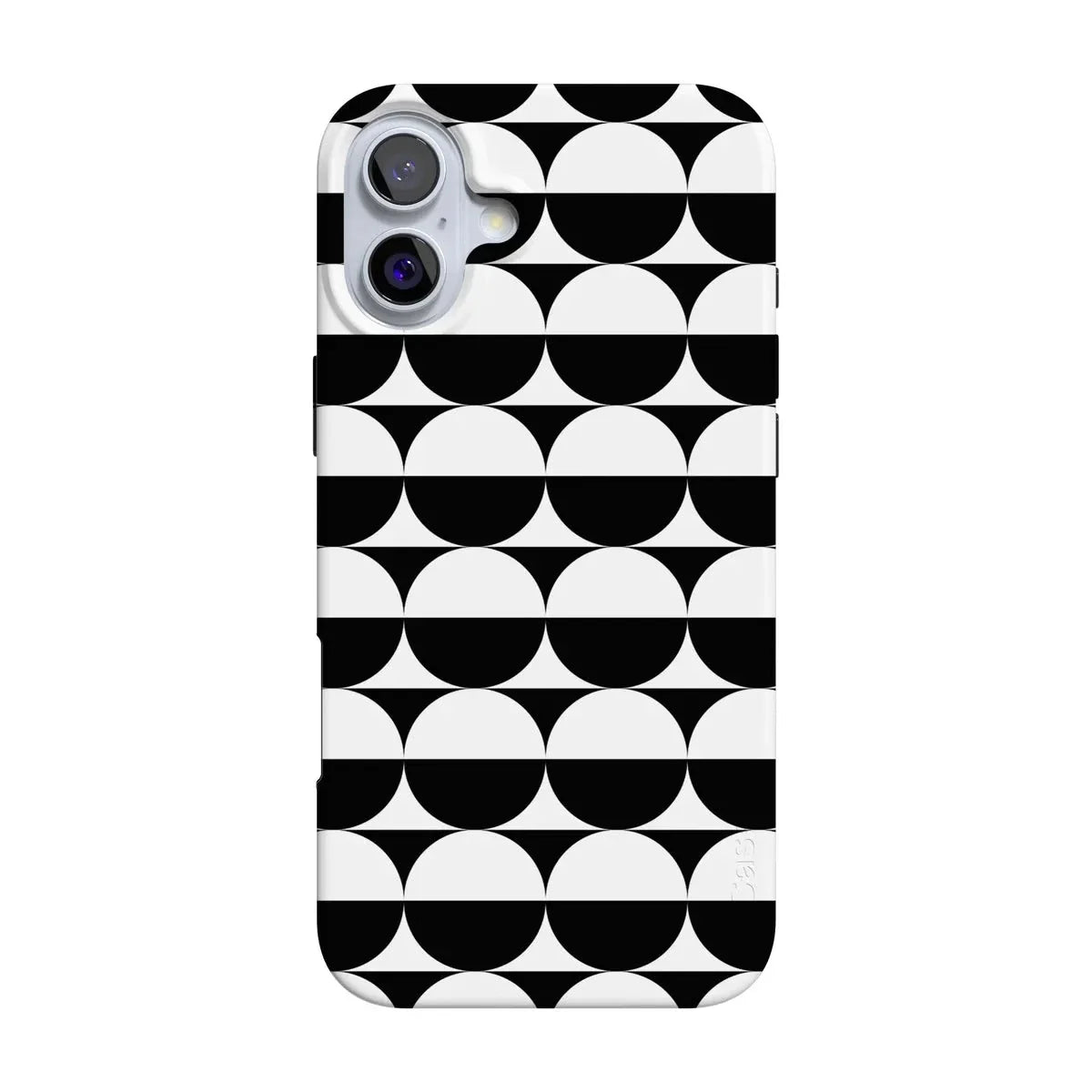 Half Moon | High Contrast Design Case Phone Case Casetry Classic + MagSafe® iPhone 16