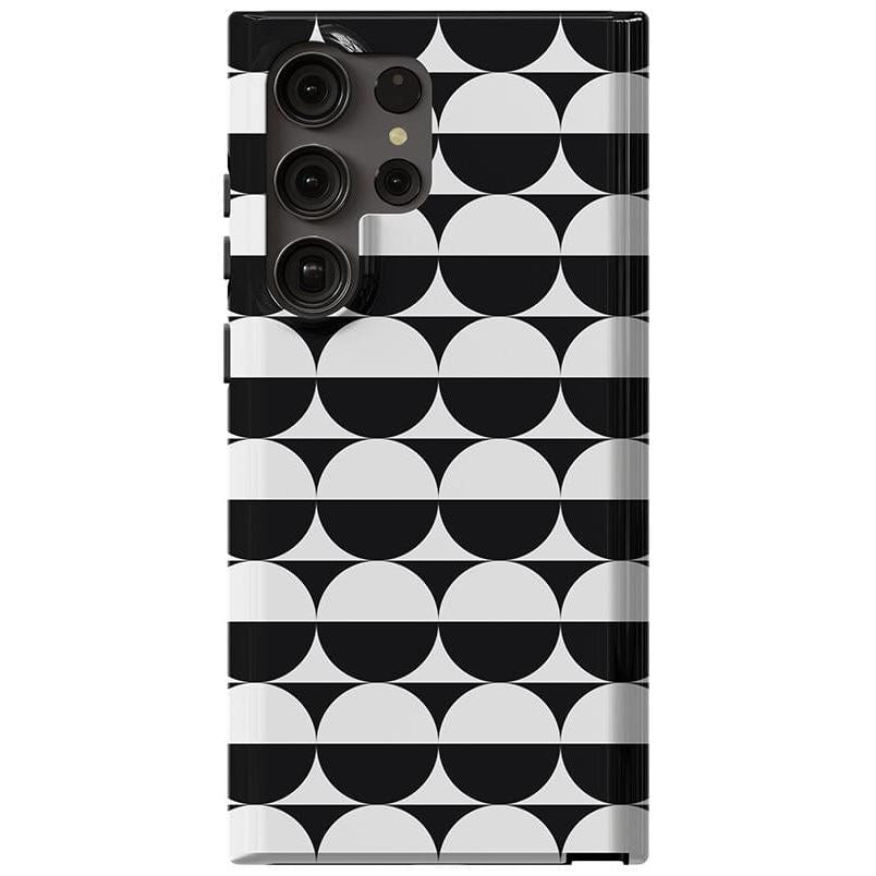 Half Moon | High Contrast Design Case Phone Case Casetry Essential Galaxy S23 Ultra