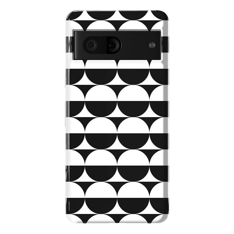 Half Moon | High Contrast Design Case Phone Case Casetry Essential Google Pixel 7