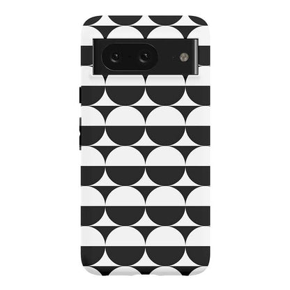Half Moon | High Contrast Design Case Phone Case Casetry Essential Google Pixel 8