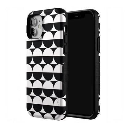 Half Moon | High Contrast Design Case Phone Case Casetry
