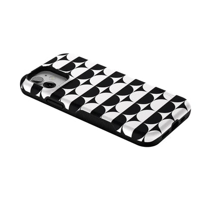 Half Moon | High Contrast Design Case Phone Case Casetry