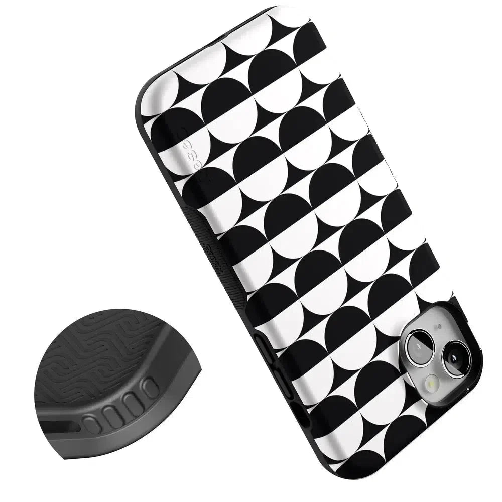 Half Moon | High Contrast Design Case Phone Case Casetry