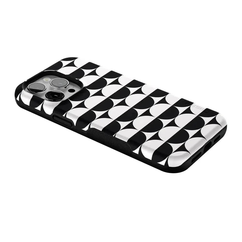 Half Moon | High Contrast Design Case Phone Case Casetry