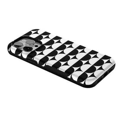 Half Moon | High Contrast Design Case Phone Case Casetry
