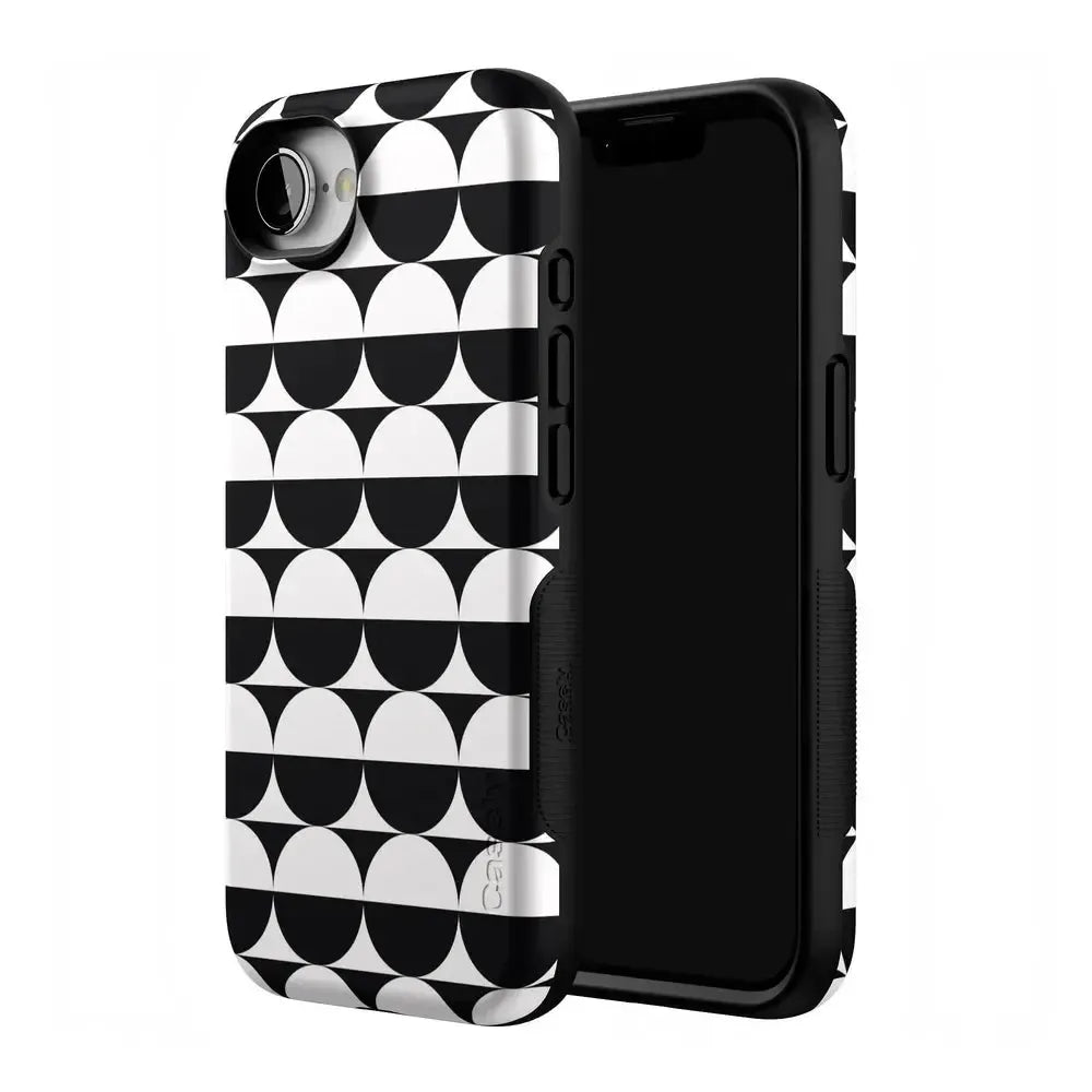 Half Moon | High Contrast Design Case Phone Case Casetry