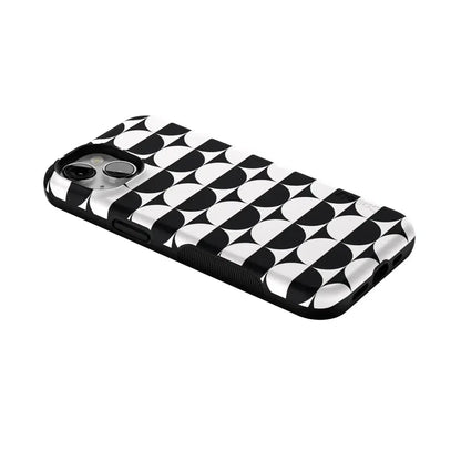 Half Moon | High Contrast Design Case Phone Case Casetry