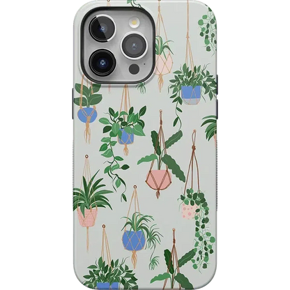 Hanging Around | Potted Plants Floral Case iPhone Case get.casely Bold + MagSafe® iPhone 15 Pro Max