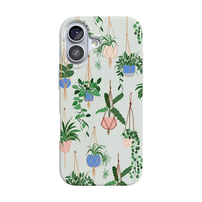 Hanging Around | Potted Plants Floral Case iPhone Case get.casely Classic + MagSafe® iPhone 17