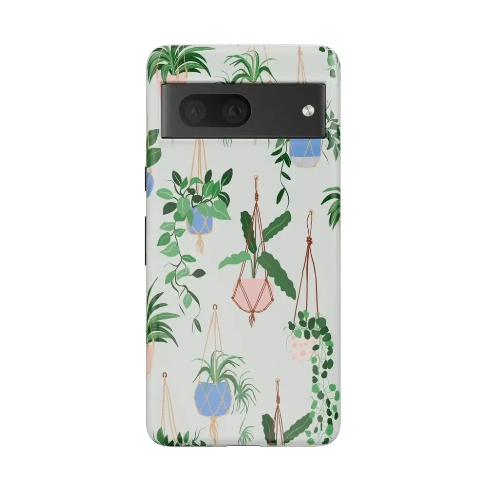 Hanging Around | Potted Plants Floral Google Pixel Case Google Pixel Case Casetry Essential Google Pixel 7