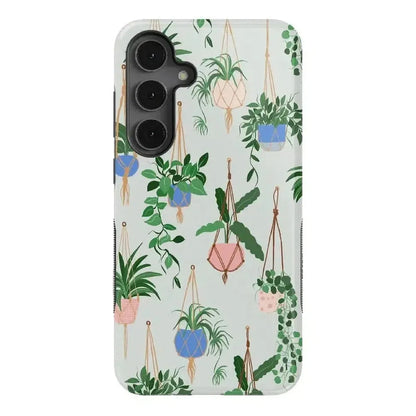 Hanging Around | Potted Plants Floral Samsung Case Samsung Case Casetry Bold Flex + MagSafe® Galaxy S25 Plus