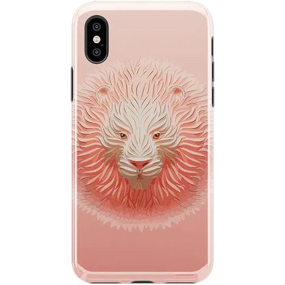 Hear Me Roar | Blush Lion Case iPhone Case get.casely Classic iPhone XS Max