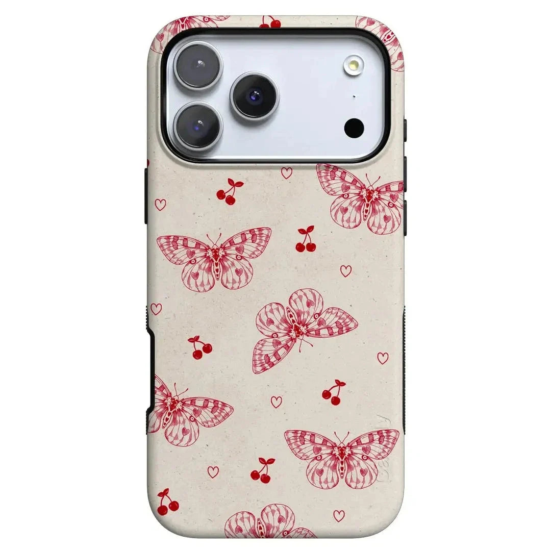 Heart Flutters | Butterfly Case iPhone Case get.casely Bold Flex + MagSafe® iPhone 17 Pro Max