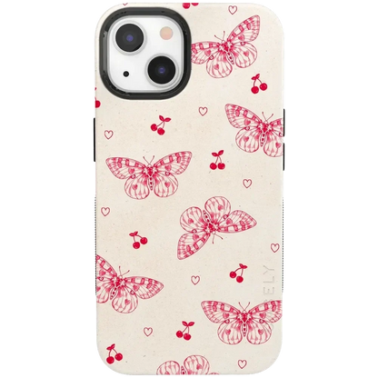 Heart Flutters | Butterfly Case iPhone Case get.casely Bold + MagSafe® iPhone 13