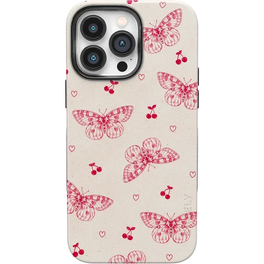 Heart Flutters | Butterfly Case iPhone Case get.casely Bold + MagSafe® iPhone 14 Pro Max