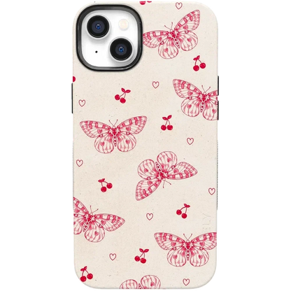 Heart Flutters | Butterfly Case iPhone Case get.casely Bold + MagSafe® iPhone 14