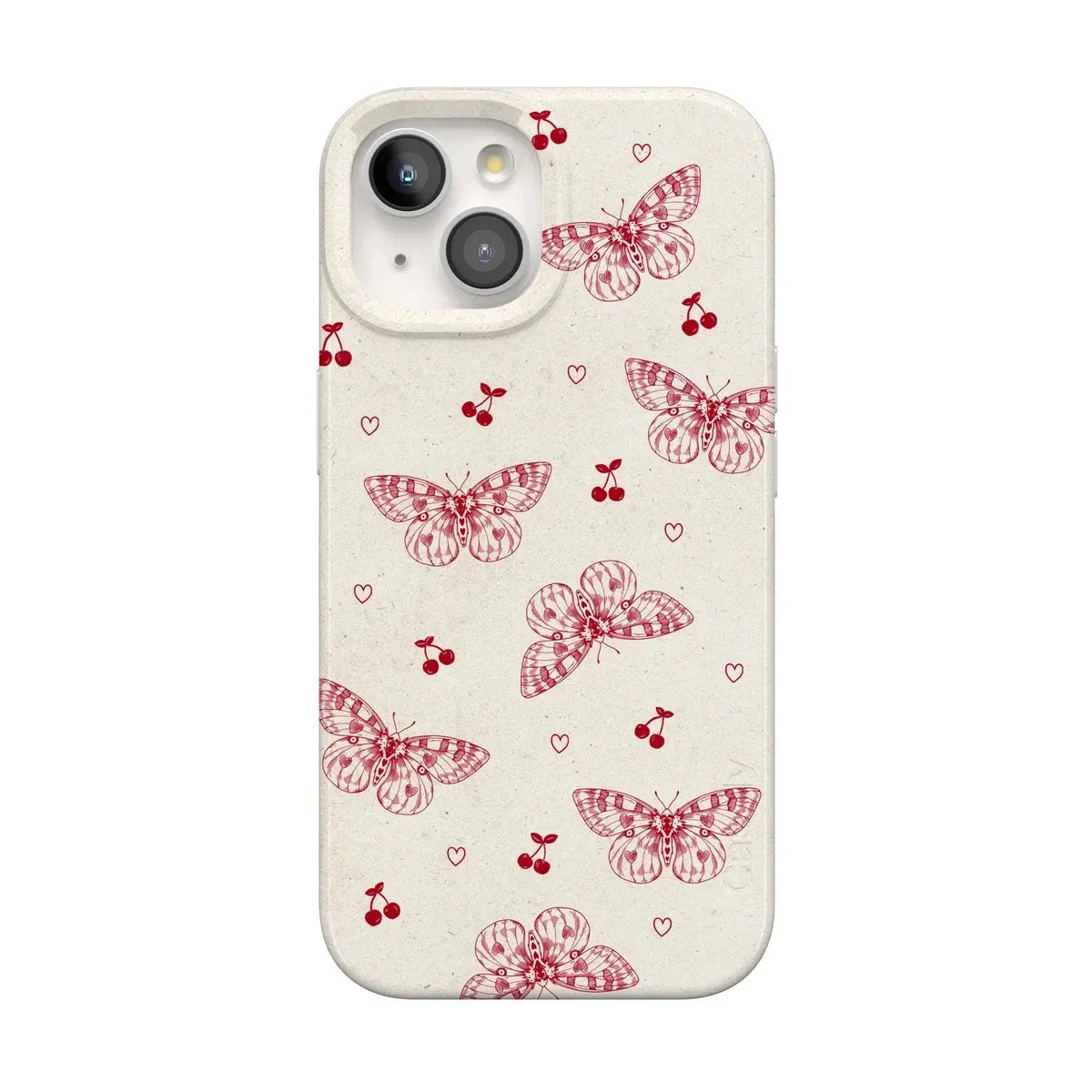 Heart Flutters | Butterfly Case iPhone Case get.casely Classic + MagSafe® iPhone 15