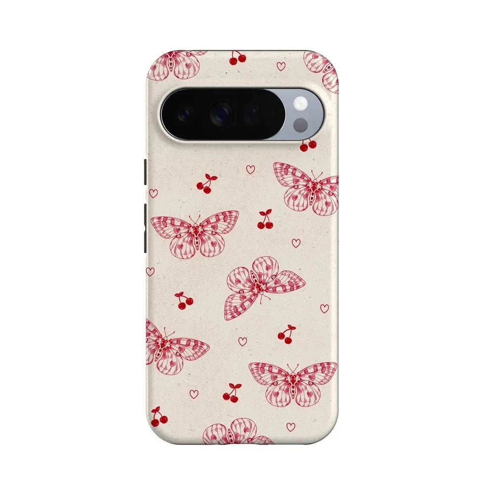 Heart Flutters | Butterfly Case iPhone Case get.casely Essential + MagSafe® Google Pixel 10 Pro XL